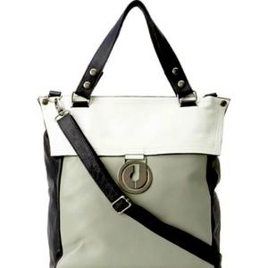 Charles Jourdan Leather Ava Tote Bag O/S Colorblock - New. Genuine leather.